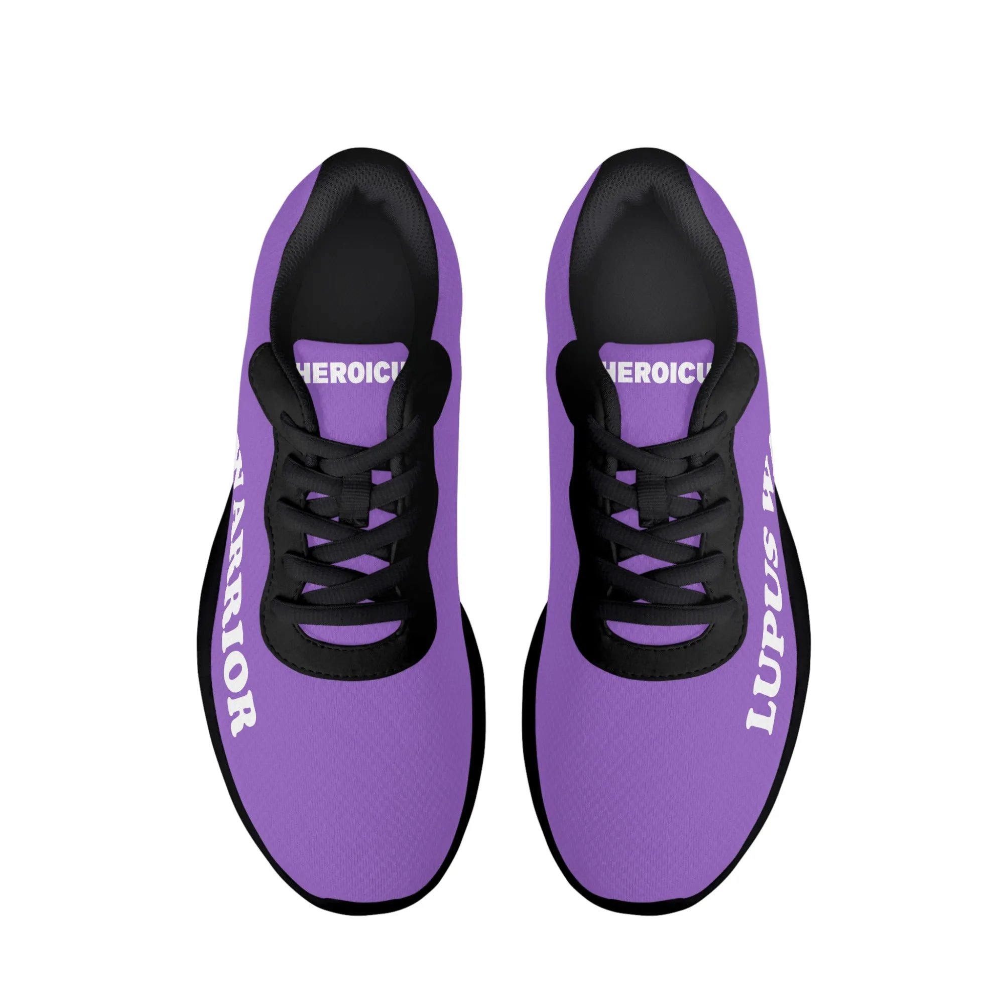 Women's Best Lupus Warrior Air Mesh Running Purple Shoes