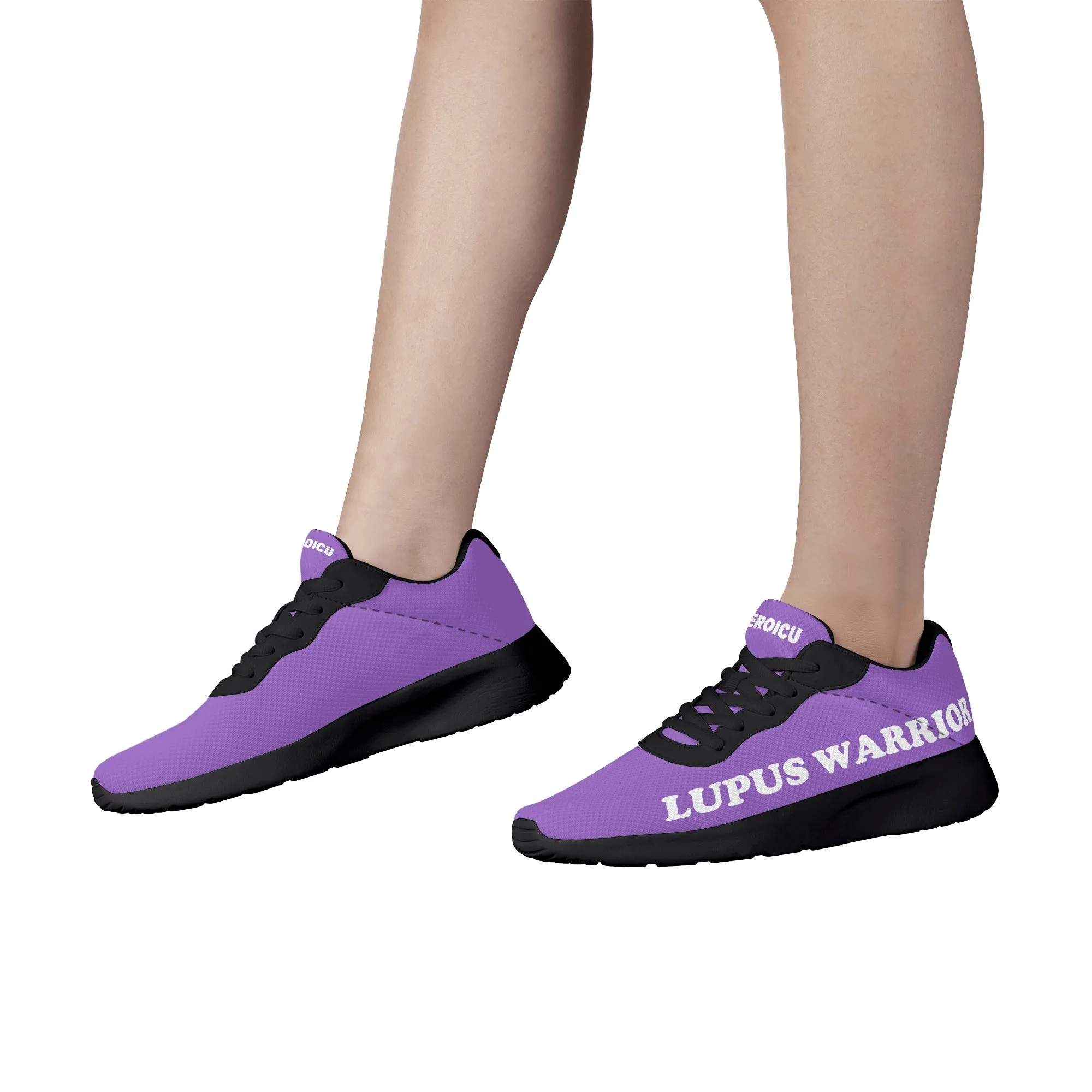 Women's Best Lupus Warrior Air Mesh Running Purple Shoes