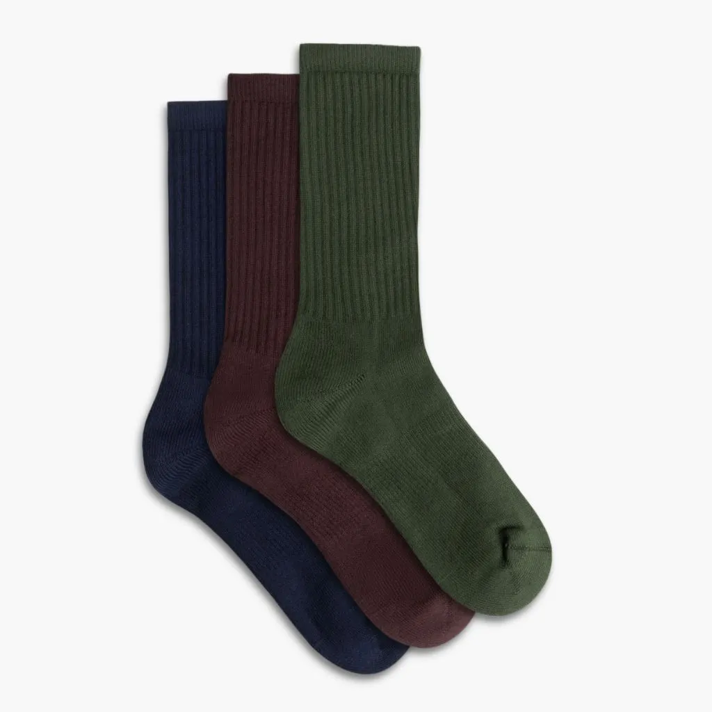 Women's Cotton Crew Sock | Bold Chromatics (3-Pack)