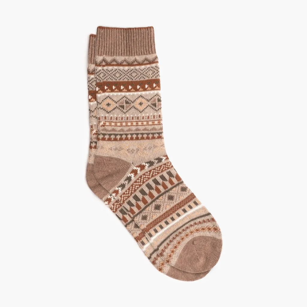 Women's Sodello Geo Sock | Taupe